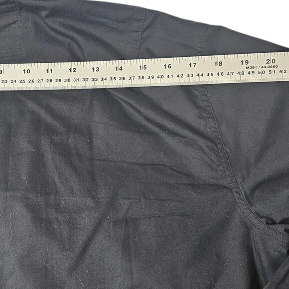 Victorinox Men's L Black Long Sleeve Button-Up Shirt Jacket Swiss Army Knife - Picture 3 of 9